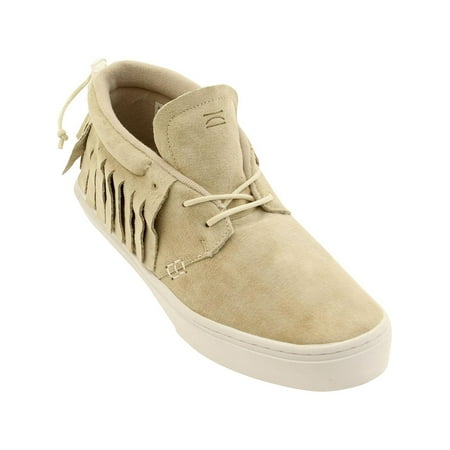 Clear Weather One-O-One Midtop Sneaker Cream Suede