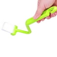 thumbnail image 1 of 2 Pcs Color Random S\-type Plastic Toilet Brush Corner Cleaning Tools Soft Brushes Portable Scrubber for Bathroom Kitchen Toilets, 1 of 9