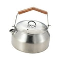 thumbnail image 3 of Almencla Camping Kettle 1L Cookware for Boiling Water over Fire Picnic Outdoor Sports, 3 of 8