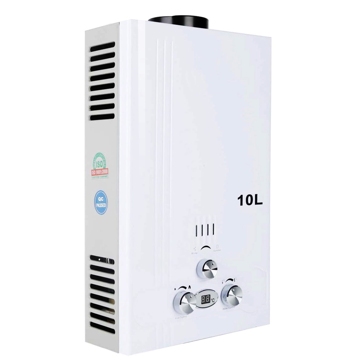 TC-HOME 10L Liquid Propane Tankless Water Heater 2.6 GPM LPG Instant Hot  Boiler with Digital Display - Walmart.com