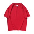 thumbnail image 3 of Kedxroy T-Shirt for Boys Short Sleeve Plain Cotton Classic Summer Casual Stripe(Red,6-7), 3 of 3