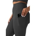 thumbnail image 5 of YITTY Active Women's UltraLuxe High-Waist Pocket Legging, Athleisure, 4-Way-Stretch, Onyx, XL, Short | 25" Inseam, 5 of 8