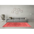thumbnail image 3 of Ahgly Company Indoor Rectangle Oriental Red Industrial Area Rugs, 2' x 4', 3 of 4