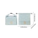 thumbnail image 3 of Bolsa de almuerzo aislante de gran capacidad | Caja reutilizable para almuerzo Papel de aluminio a prueba de fugas | Poliéster de doble capa | 13,18"x9,05"x5,51" Azul claro, Rosa, Beige | Separación, 3 of 6