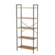 thumbnail image 1 of Librero Organizador 5 Repisas Moderno Madera Estante Negro,Khaki-786,Free Size, 1 of 2