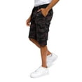 thumbnail image 3 of G-Style USA Men's Relaxed Fit Belted Camo Cargo Shorts - Burgundy/Black - 34, 3 of 6