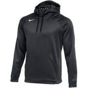 MEN'S NIKE THERMA PULLOVER HOODIE ANTHRACITE/WHITE, Small