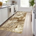 thumbnail image 7 of JoanKaren 2'x8' Abstract Area Rugs,Washable Kitchen Runner Abstract Marble Pattern Rug Runners for Hallways Non Slip for Bedroom Entryway,Brown, 7 of 7