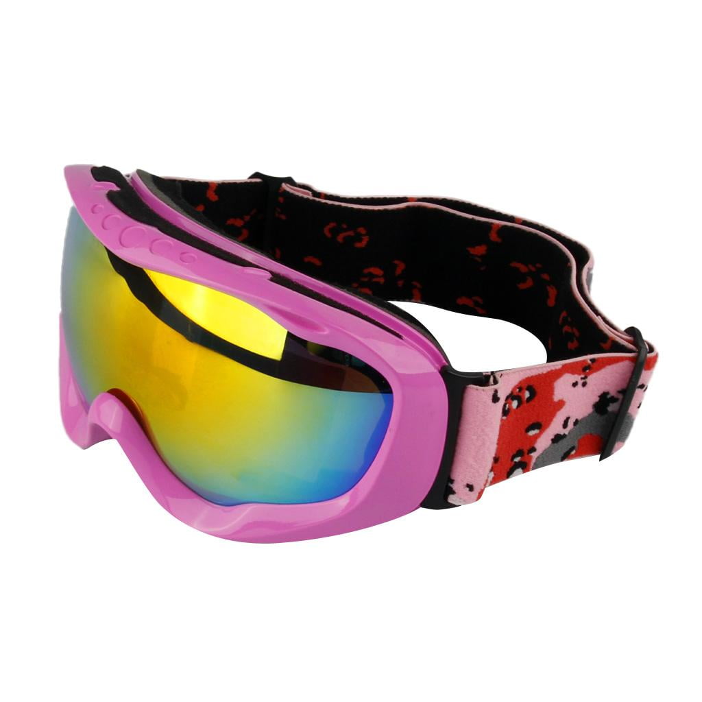 Unisex Snow Ski Goggles Anti-fog Lens Snowboard Snowmobile Motorcycle Glasses 