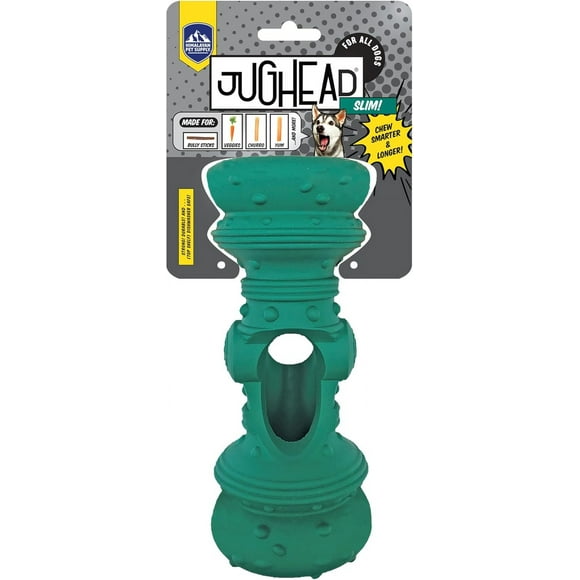 ERDS-Jughead Slim Dog Chew Holder, Secures Chews for Dogs, Chew Smarter and Longer, Stimulate Your Dog, Holds Yak Chews or Bully Sticks, 1 Dog Toy