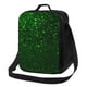 thumbnail image 1 of Disketp Green Sparkling Bolsa Térmica Estampada para Almuerzo, Lonchera para Hombres y Mujeres Adultos, 1 of 7