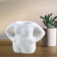 thumbnail image 4 of Florero del cuerpo humano Flor seca Interior Florero Estatuillas Decoración Sunnimix Jarrón de ceramica, 4 of 7
