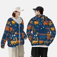 thumbnail image 6 of Sigee Funny Steam Train Print UPF50+ Men's Sun Protection Hoodie Shirt SPF UV Shirt Long Sleeve Fishing Outdoor Lightweight, S-3XL, 6 of 9