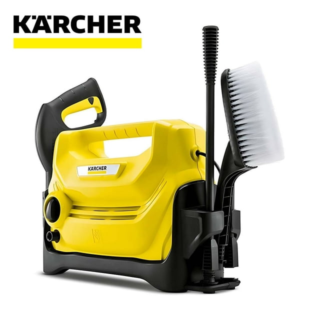 Hidrolavadora Karcher K2 Eléctrica Portátil 1600 PSI con Varitas de Pulverización Vario y Dirtblaster