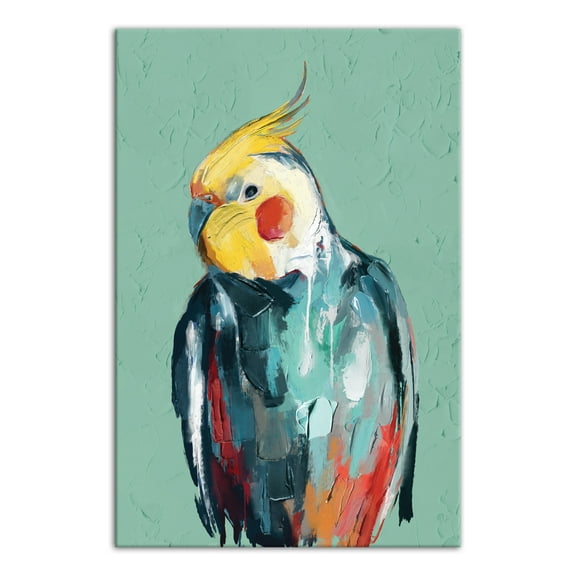 Creative Products Colorful Cockatiel 24 x 36 Canvas Wall Art