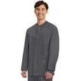 thumbnail image 6 of Cherokee Workwear Professionals Men Warm Up Scrubs Jacket Snap Front WW360, 6 of 10