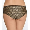 thumbnail image 2 of Playtex Secrets Incredibly Smooth Cheeky Hipster Black/Nude Lace Print 2XL Women's, 2 of 2