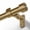 Brass Gold, variant on HEI! DEAR 1" Adjustable Brass Gold Curtain Rod Set, Heavy Duty 36-120" with Solid Aluminum Finial for Windows