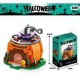 thumbnail image 4 of KAMUGO Halloween Haunted House Building Kit for Kids,6 in 1 Mini Pumpkin ABS Blocks Halloween Toys Gifts Ages 6+ (603pcs）, 4 of 9