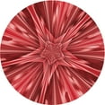 thumbnail image 1 of Ahgly Company Machine Washable Indoor Round Transitional Red Area Rugs, 8' Round, 1 of 7