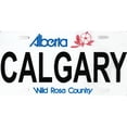 thumbnail image 1 of Alberta Calgary Wild Rose Country Photo License Plate, 1 of 1