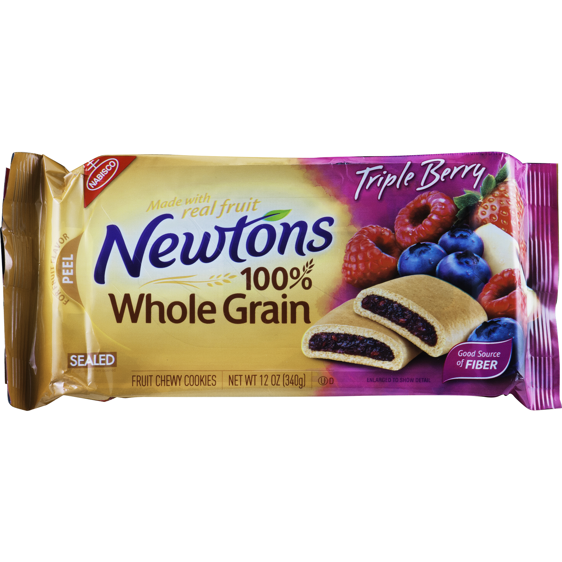 Nabisco Newtons Whole Triple Berry Chewy Cookies, 12 Oz. - image 4 of 6