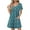 A-Blue Floral, variant on UVN Summer Dresses for Women V Neck Sleeveless T Shirt Dress Casual Beach Sundress with Pockets