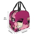 thumbnail image 5 of Invader Zim Lunch Bag Reusable Portable Lunch Box Insulated Thermal Cooler Bento Bag Picnic Office Lunchbag, 5 of 9