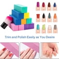 thumbnail image 4 of High-density Sponge Nail Buffer Sanding Block, Comfortable Grip for Portable Design, Suitable for Quick Manicures on All Nail Types, 4 of 7