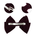 thumbnail image 3 of Unique Bargains 1 Pc Cute Bow Spring Hair Clips Wine Red, 3 of 5