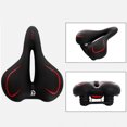 thumbnail image 1 of MTB Road Bike Comfort Cycling Saddle Seat Wide Bum Soft Gel Cruiser Bicycle Pad Dual elastomers, 1 of 11