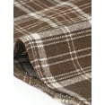 thumbnail image 5 of DARING DIVA Women's Plus Vintage Plaid Elastic A-Line Skirt with Pockets 1X Brown, 5 of 6