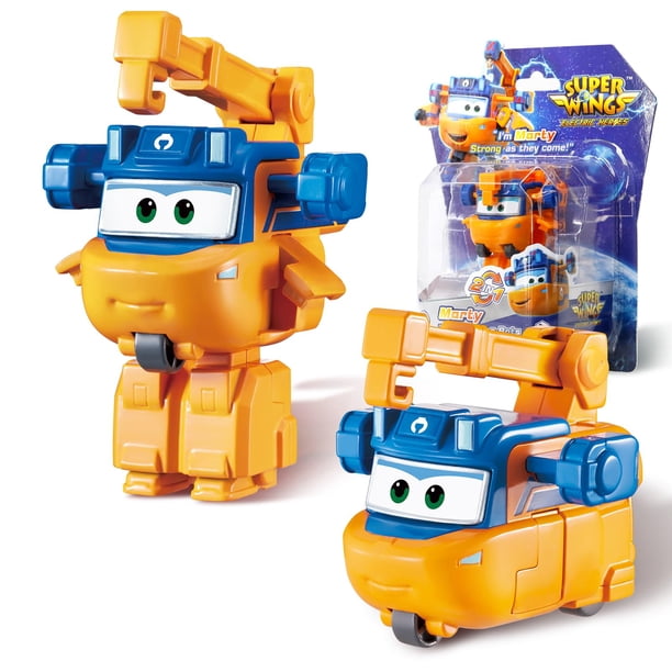 Juguete avión robot transformable 2 en 1 Marty de Super Wings