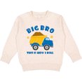 thumbnail image 2 of Inktastic Dump Truck Big Bro Toddler Sweatshirt, 2 of 4
