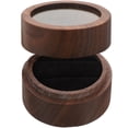 thumbnail image 1 of Wedding Ring Storage Box Engagement Proposal Round Ring Box Ring Display Holder, 1 of 8