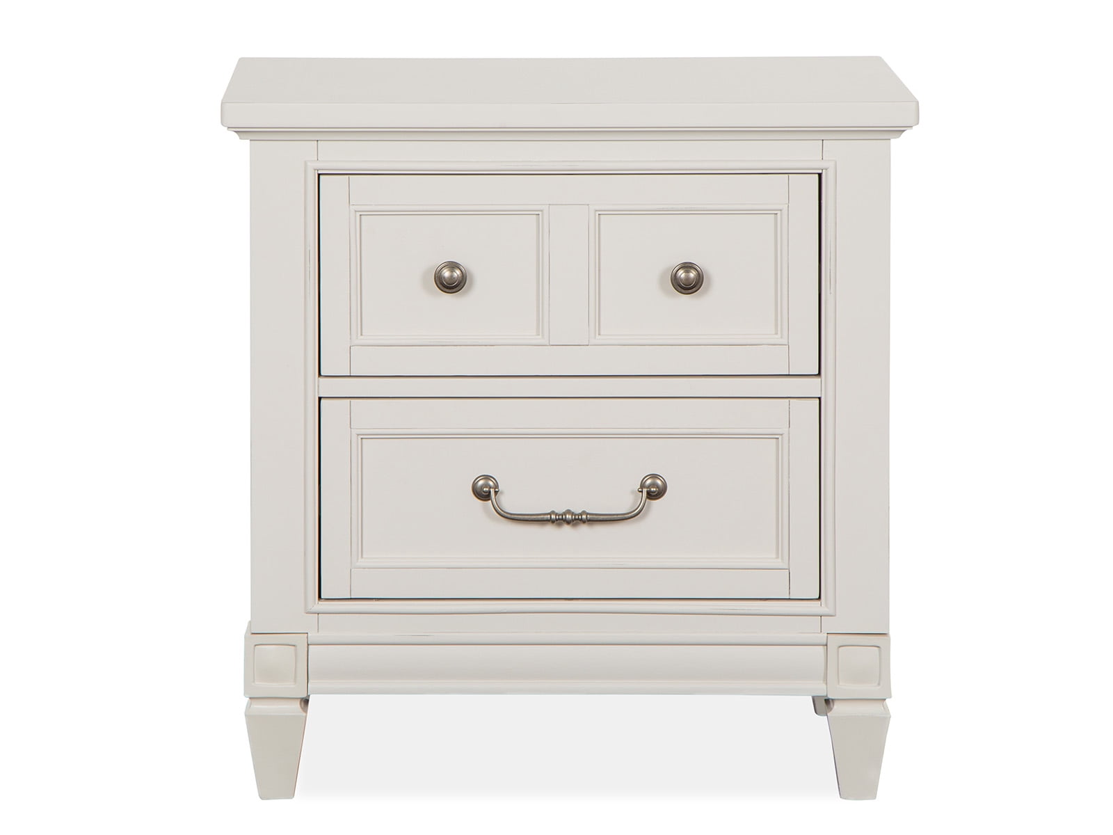 Magnussen Home Willowbrook Egg Shell White Drawer Nightstand