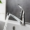 thumbnail image 3 of Basin Faucet Single Cold Sink Faucet Bathroom Faucet Chrome Single Handle Hole Bathroom Kitchen Basin Mixer, 3 of 7
