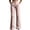 Pink, variant on cocolona Womens Business Casual High Waist Dress Pants Elastic Waist Straight Wide Leg Commute Striped Pants with Pockets