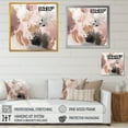 thumbnail image 4 of Designart "Pink Rosegold Stripes Complexity III" Modern Shapes Transitional Wall Art For Bathroom, 4 of 5