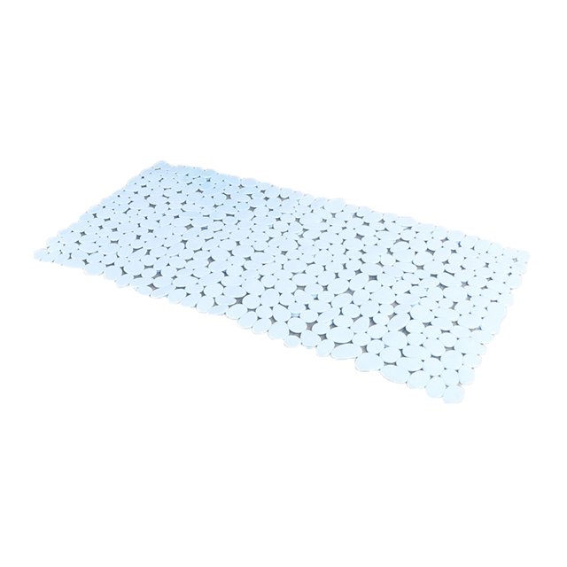 Alfombrillas de ducha rectangulares antideslizantes de piedra de PVC Alfombra de baño Ventosa Cojín de pie de baño de cocina largo Advancent JJ19046-07