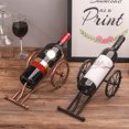 thumbnail image 2 of Wine Rack Creative Vintage Iron Wine Bottle Holder Table Wine Stand for Home, 2 of 6