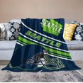 thumbnail image 4 of Fashion City Football Blanket, Best Gifts for Men Women Kids Football Fans, Fashion Style Super Soft Flannel Throw Blankets Bed Living Room, 60" x 50", 4 of 6