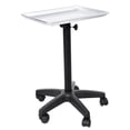 thumbnail image 3 of Adjustable Height Rolling Mobile Instrument Aluminium Tray Trolley, Salon Beauty Hair Service Tool Storage Utility Carts Silver, 3 of 8