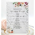 thumbnail image 4 of NANAHuang Richeng 20pcs 5x7inch Wedding Invitations Cards Laser Cut Pocket For Wedding Bridal Shower Engagement,Hollow Carving Greeting invites Covers Only,No Envelope No Insert (White), 4 of 6