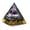 Type B, variant on Spencer Orgone Pyramid for Positive Energy, Orgonite Amethyst Healing Crystal Pyramids for Reduce Stress Chakra Reiki Healing Meditation Attracts Lucky and Success
