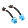 thumbnail image 1 of Conector de faro BuyWeek 2 piezas 9007 macho a arnés de cableado, 1 of 9