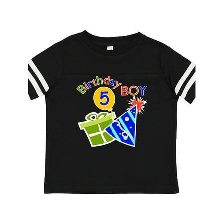 

Inktastic Birthday Boy 5th Birthday Gift Toddler Boy Girl T-Shirt