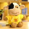 thumbnail image 1 of Calf Cow Plush Toy Cute Rag Doll Children‘s Toy Hand Gift Doll Gift for Girlfriend DMH, 1 of 7