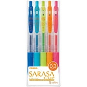 Zebra Gel Ballpoint Pen Sarasa Clip 0.3 5 Colors 10 B-JJH15-5CA// Ink