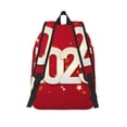 thumbnail image 2 of Picia Happy New 2025 Year Printed Canvas Daypack - Stylish and Durable Vintage Compact Backpack - Class, Work, Travel, or Laptop Bookbag,Organized Compartments-Medium, 2 of 6